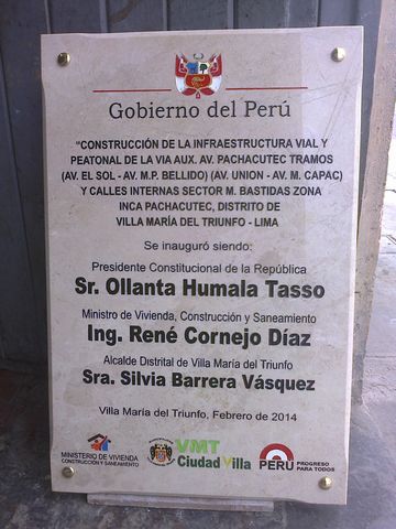 PLACA EN MARMOL MARFIL